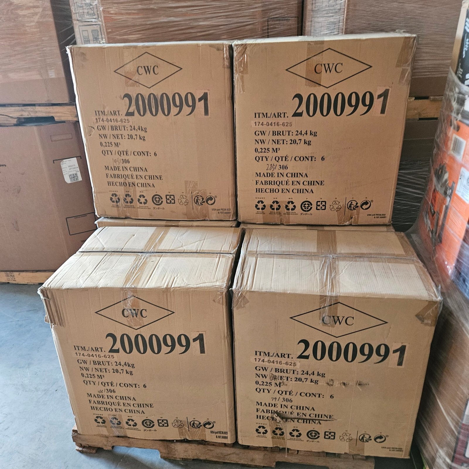 General Merchandise Pallet: 100-Unit Lot General Merchandise Pallet: 100-Unit Lot