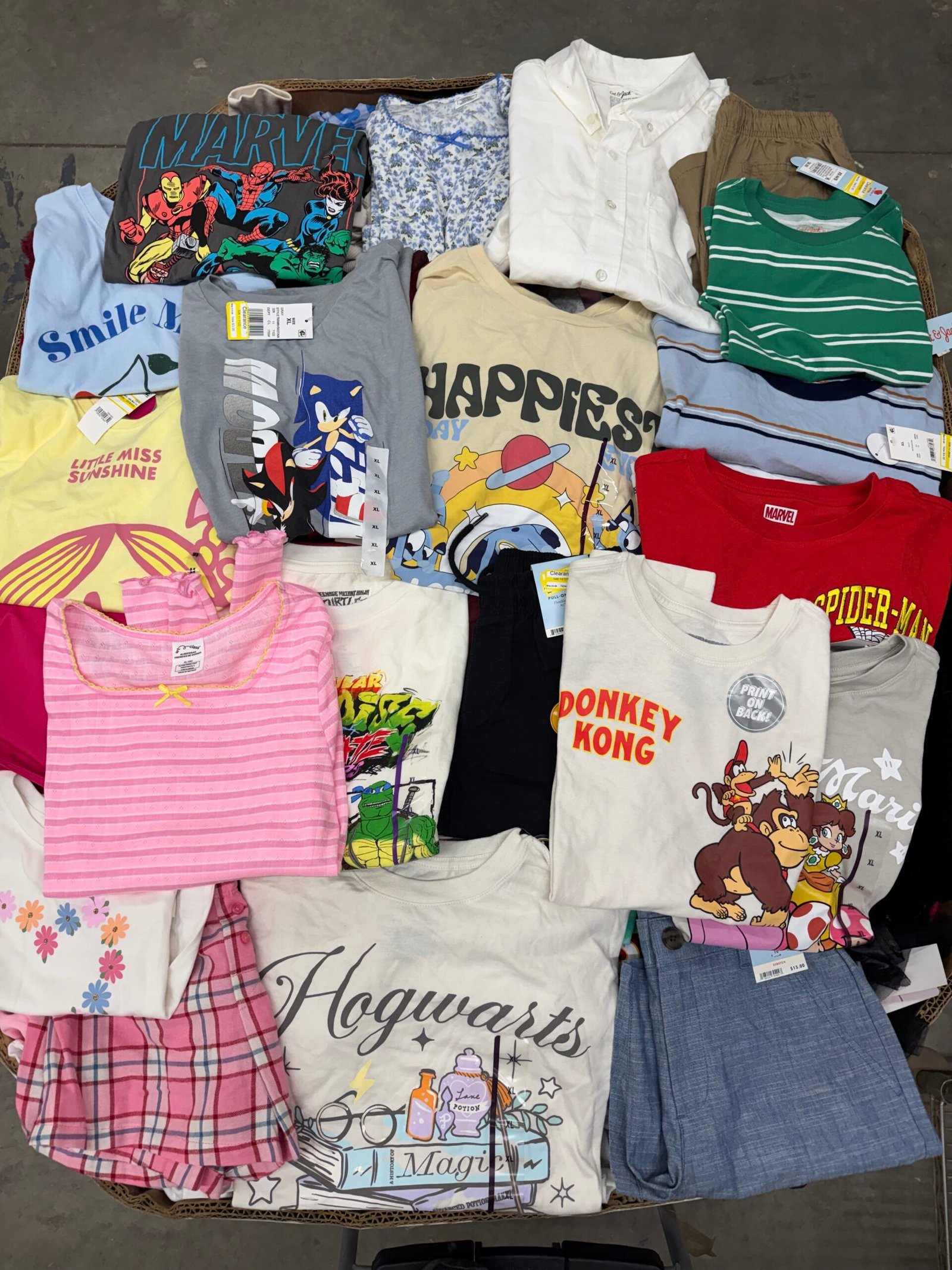 Target Pallet: Apparel and Footwear (TMW-1236) Target Pallet: Apparel and Footwear (TMW-1236)