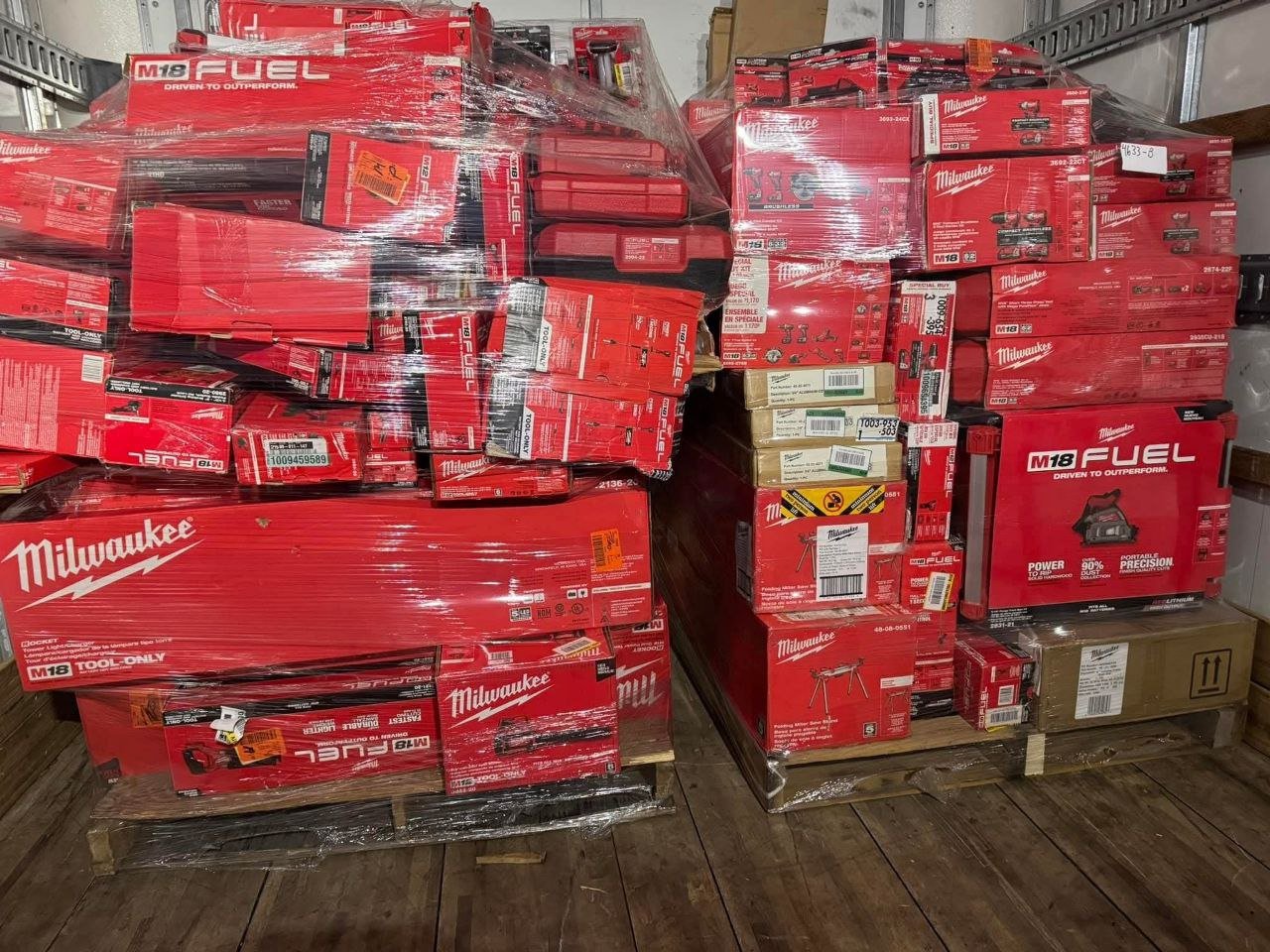 Milwaukee Pallet: 90-Unit Lot Milwaukee Pallet: 90-Unit Lot