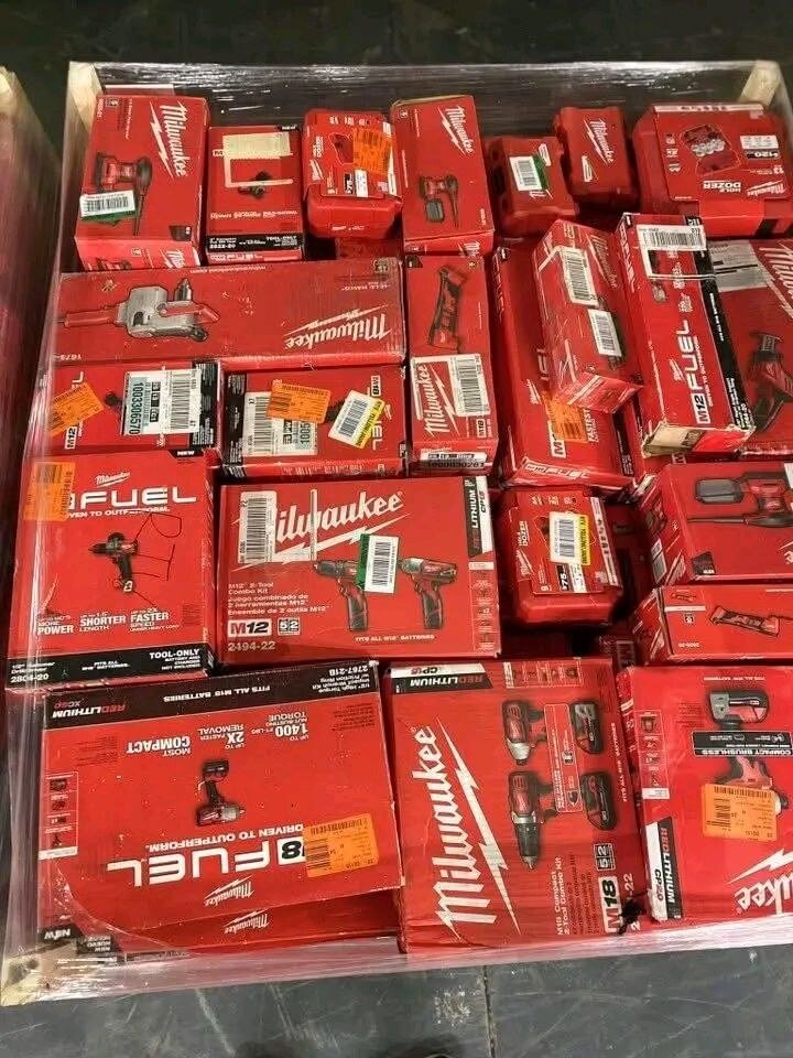 Milwaukee Pallet: 200-Unit Lot (TMW-1140) Milwaukee Pallet: 200-Unit Lot (TMW-1140)