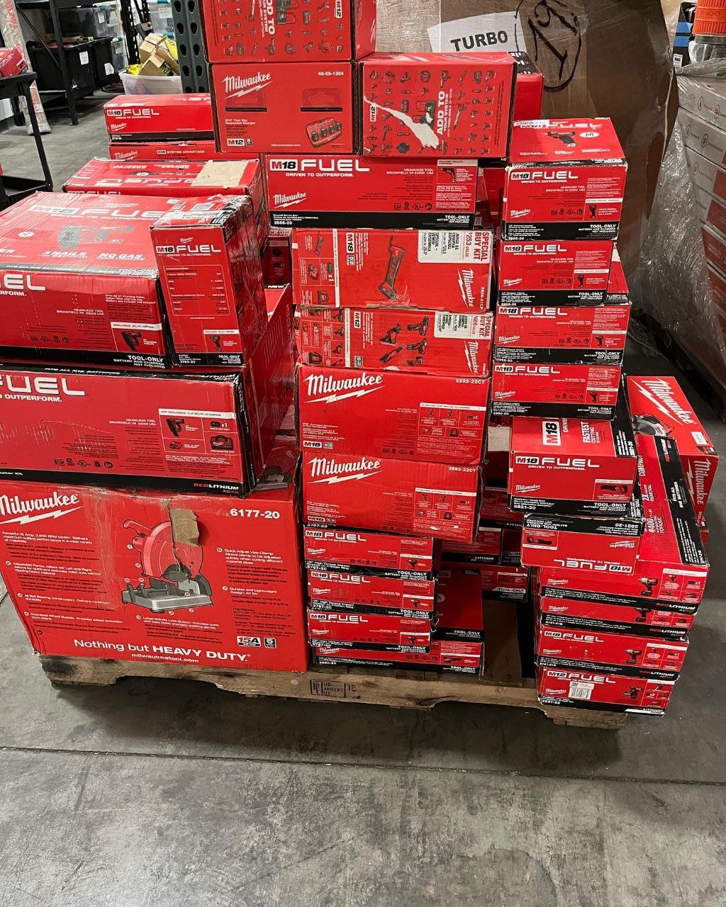 Milwaukee Pallet: 150-Unit Lot Milwaukee Pallet: 150-Unit Lot
