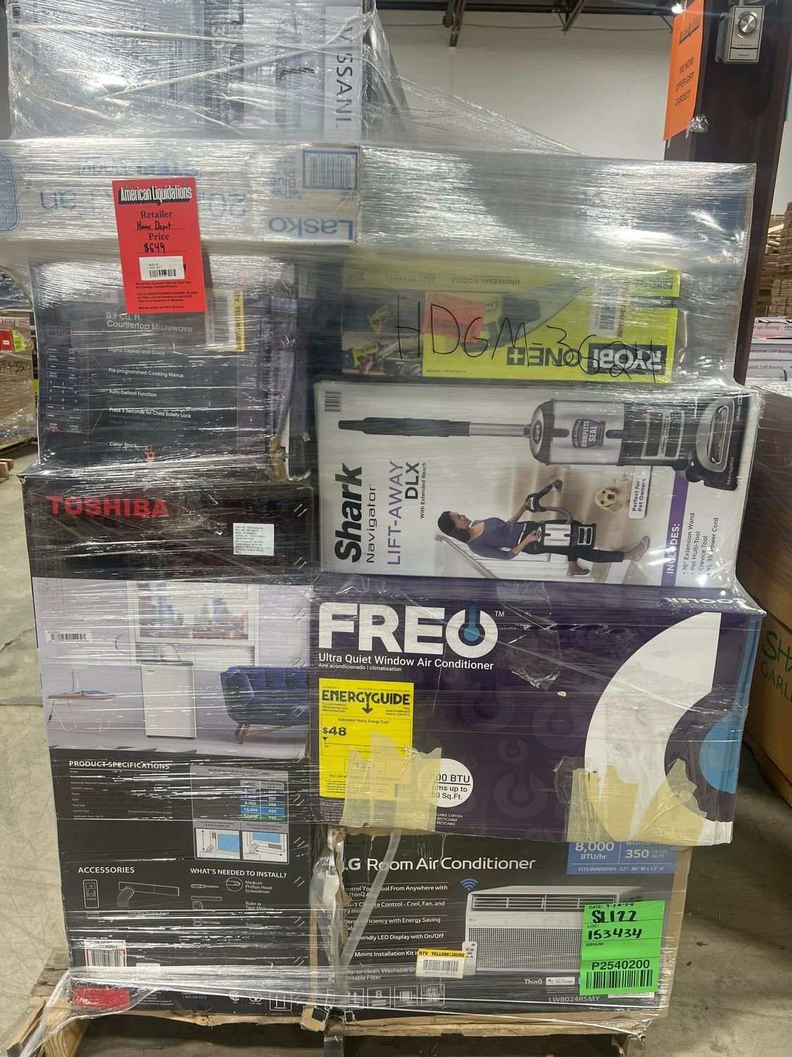 Home Depot Pallet: General Merchandise (TMW-1189) Home Depot Pallet: General Merchandise (TMW-1189)