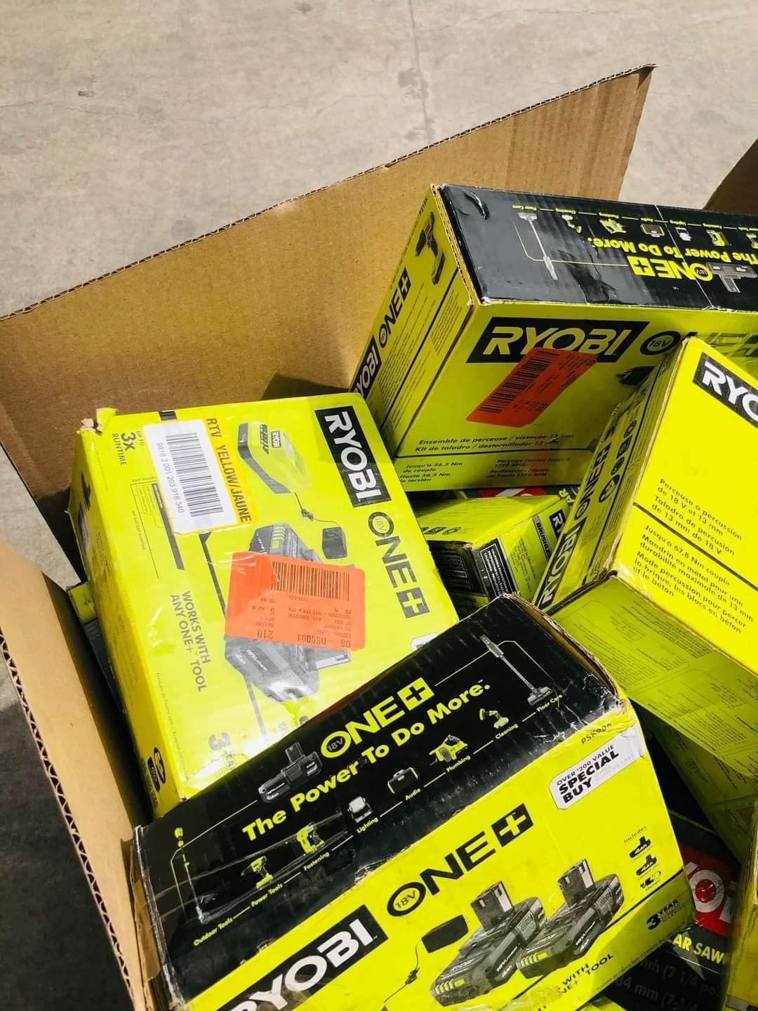 Ryobi Pallet: 40-Unit Lot Ryobi Pallet: 40-Unit Lot